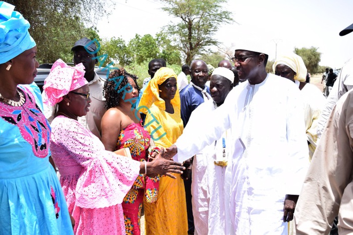 Images : Visite de proximité de Mamour Diallo à Gandé, Thiamène, Koki, Warack et Ndiagne