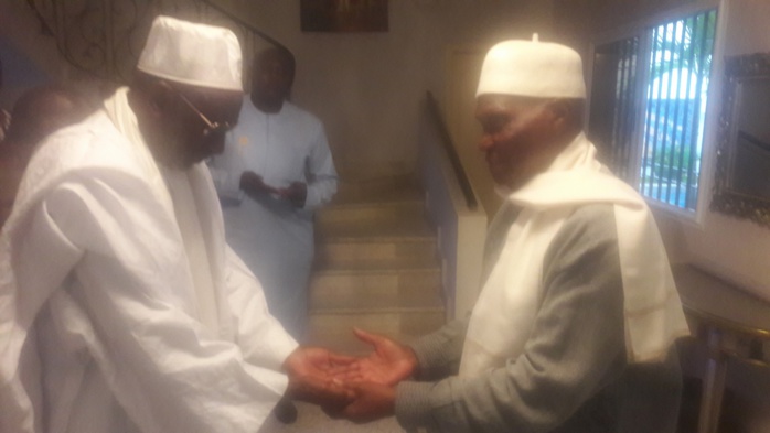 Visite de courtoisie : Le Khalife Thierno Madani Tall chez l'ancien chef de l'Etat Abdoulaye Wade