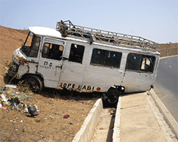 Autoroute à péage : Un « ndiaga-ndiaye » heurte un particulier et fait plusieurs blessés