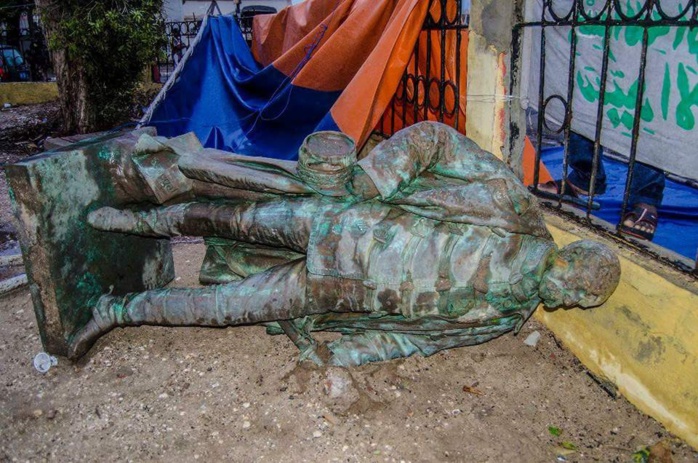 Saint Louis : la statue Faidherbe transférée provisoirement à Rognât sud