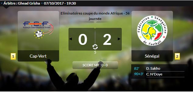Eliminatoires Coupe du Monde : Le Sénégal gagne contre le Cap Vert et fait un pas vers la qualification