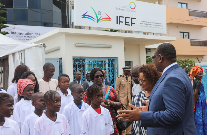 Images : Inauguration des locaux de l'IFEF en compagnie du Secrétaire Général de l'OIF Me Michaëlle Jean.