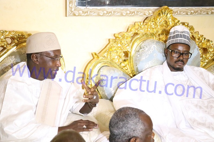 Résidence Khadim Rassoul : Les images de la visite de Mamour Diallo à Cheikh Bass Abdou Khadre Résidence Khadim Rassoul : Les images de la visite de Mamour Diallo à Cheikh Bass Abdou Khadre