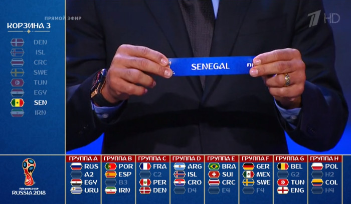 Urgent/Coupe du Monde 2018 : Le Sénégal avec la Pologne, la Colombie et le Japon