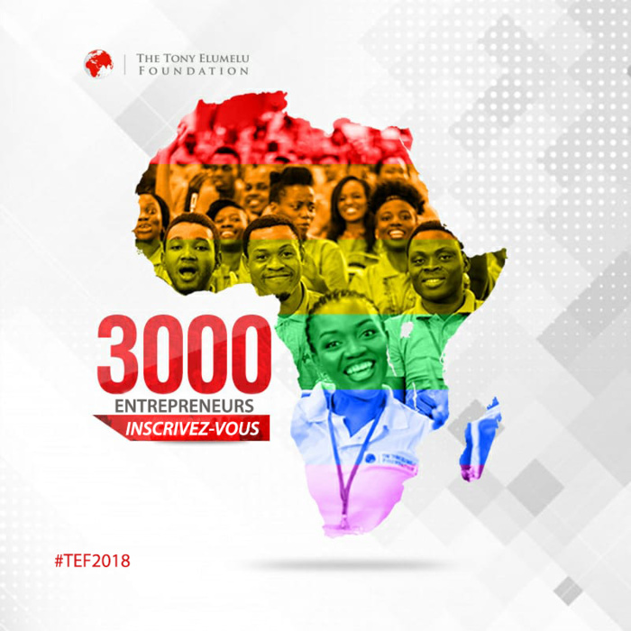 La Tony Elumelu Foundation accepte les candidatures pour le 4e cycle du programme de développement de l'entrepreneuriat qui représente une valeur de 100 millions USD La Tony Elumelu Foundation accepte les candidatures pour le 4e cycle du programme de développement de l'entrepreneuriat qui représente une valeur de 100 millions USD