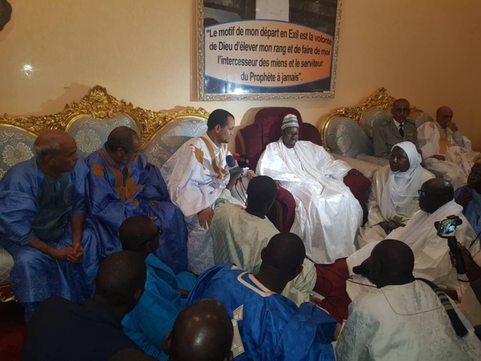 TOUBA : Ahmad Daoud de la Mauritanie vient présenter ses condoléances