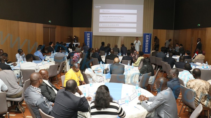  Déjeuner-Presse Samsung / Lancement de la stratégie Samsung 2018 : "Nous sommes numéro 1 mondial dans le domaine des Smartphones et des TV" (Sung Yoon PDG Samsung-Africa) (Photos)