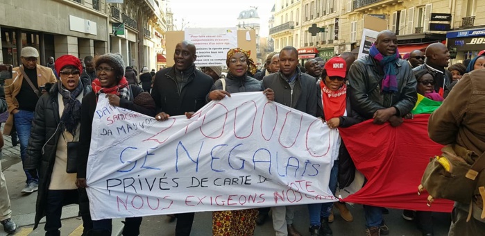 Pour des élections transparentes, l’opposition sénégalaise marche à Paris Pour des élections transparentes, l’opposition sénégalaise marche à Paris