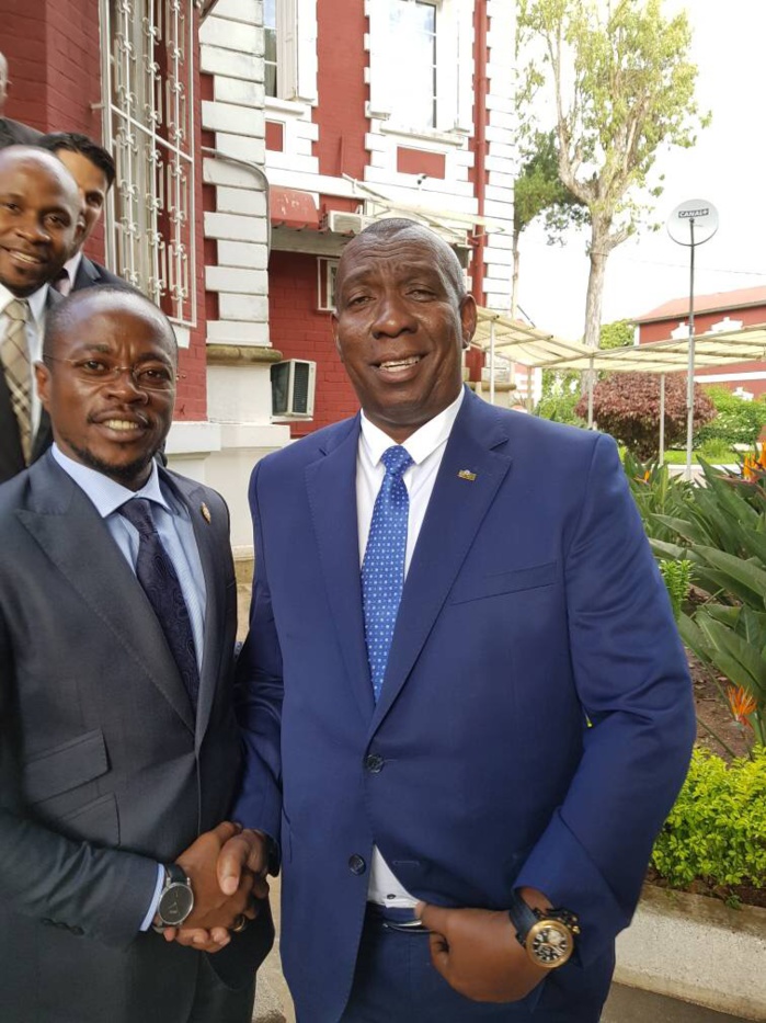 Antananarivo (Madagascar) : Abdou Mbow reçu par le Président de la République et le Premier ministre