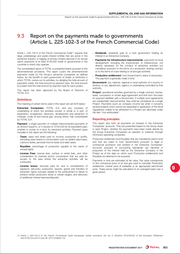 TOTAL-Rapport d’activités 2017 : révélations sur Rufisque Offshore Profond (DOCUMENTS) TOTAL-Rapport d’activités 2017 : révélations sur Rufisque Offshore Profond (DOCUMENTS)