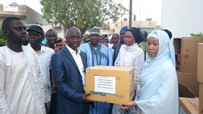 Kaolack : L'institut Islamique Africain-Américain et la clinique de l'imam Cheikh Hassan Cissé offrent du matériel médical à l'hôpital régional El Hadj Ibrahima Niass