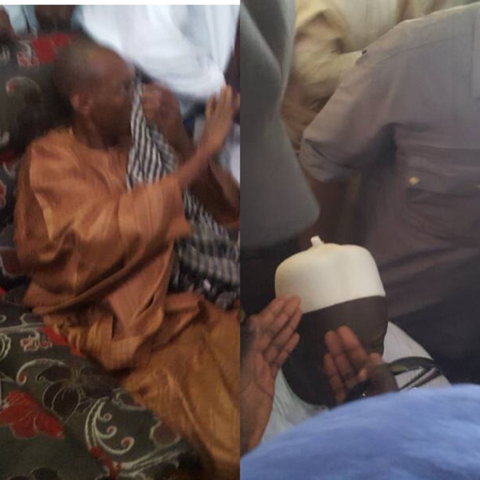 ZIARRA DE NIANGA EDY :  Les responsables de l’APR Ablaye Daouda Diallo et Cheikh Oumar Hanne étalent leurs divergences devant le marabout Thierno Madani Tall