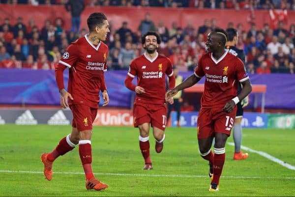 LDC : Le trio Mané-Salah-Firmino a encore porté Liverpool contre l'As Rome (5-2)