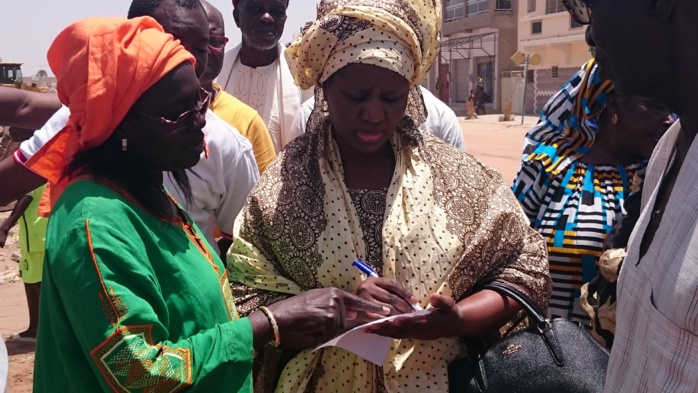 Programme de modernisation des villes : Mariama Sarr visite les chantiers et fait l'apologie du programme à Kaolack Programme de modernisation des villes : Mariama Sarr visite les chantiers et fait l'apologie du programme à Kaolack