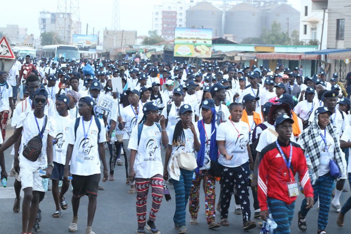 Les images du départ des marcheurs pour le pèlerinage de Popenguine 