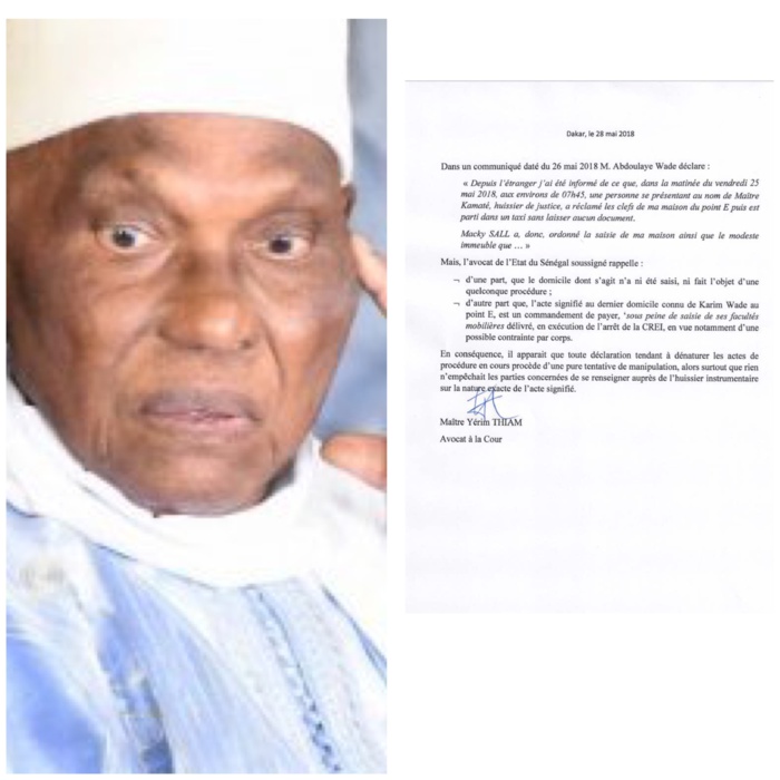 Sortie de Wade sur la saisie des biens de Karim : L’Etat dément et dénonce « une pure tentative de manipulation » Sortie de Wade sur la saisie des biens de Karim : L’Etat dément et dénonce « une pure tentative de manipulation »