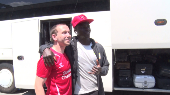 Sadio Mané à la rencontre des supporters de Liverpool en Croatie
