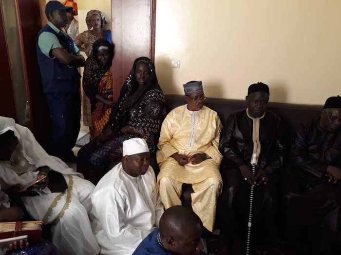 Présentation de condoléances : Madické Niang chez Seydina Fall Présentation de condoléances : Madické Niang chez Seydina Fall