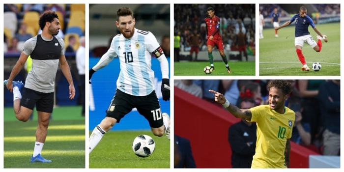 Mondial 2018 : cinq stars que tout le monde attend Mondial 2018 : cinq stars que tout le monde attend