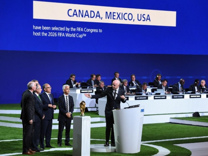 La Coupe du monde 2026 sera organisée par le trio Etats-Unis Mexique et Canada