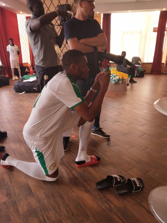 KALUGA (RUSSIE) : Le shooting des Lions du Sénégal KALUGA (RUSSIE) : Le shooting des Lions du Sénégal