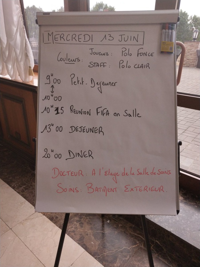 KALUGA (RUSSIE) : Le programme du jour des Lions du Sénégal KALUGA (RUSSIE) : Le programme du jour des Lions du Sénégal