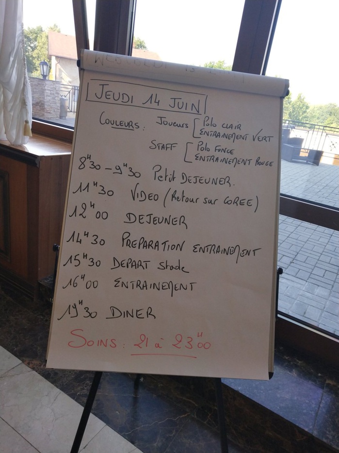 KALUGA (RUSSIE) : Le programme du jour des Lions du Sénégal KALUGA (RUSSIE) : Le programme du jour des Lions du Sénégal