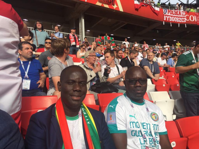 Russie 2018 : Le Président Malick Gakou au stade pour supporter les Lions Russie 2018 : Le Président Malick Gakou au stade pour supporter les Lions