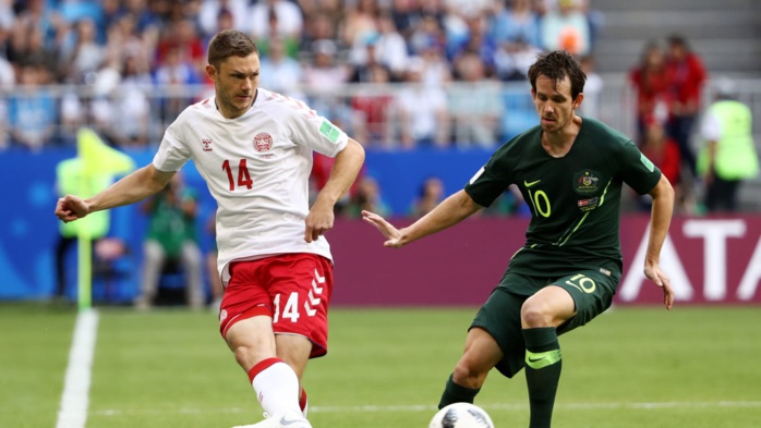 COUPE DU MONDE : le Danemark concède le nul face à l'Australie (1-1) COUPE DU MONDE : le Danemark concède le nul face à l'Australie (1-1)