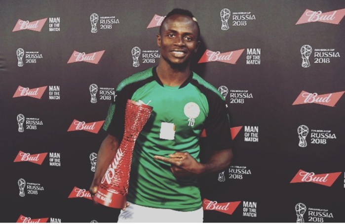 JAPON / SÉNÉGAL : Sadio Mané élu homme du match JAPON / SÉNÉGAL : Sadio Mané élu homme du match