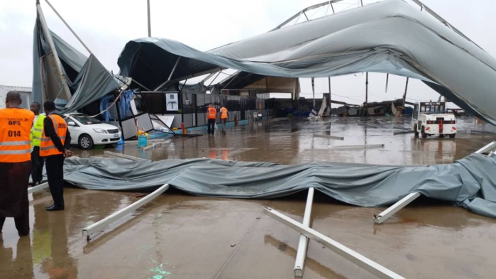PREMIÈRES PLUIES A DAKAR : Images des dégâts colossaux à l'Aéroport international Blaise Diagne