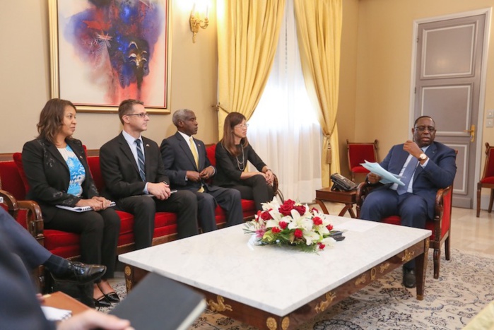 Deuxième compact du Mcc : Macky Sall reçoit la vice-présidente Mme Kyeh Kim (Images) Deuxième compact du Mcc : Macky Sall reçoit la vice-présidente Mme Kyeh Kim (Images)