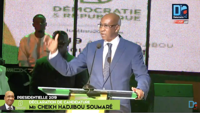 Haguibou Soumaré met fin au suspense : « Je suis candidat à la Présidence de la République du Sénégal » Haguibou Soumaré met fin au suspense : « Je suis candidat à la Présidence de la République du Sénégal »