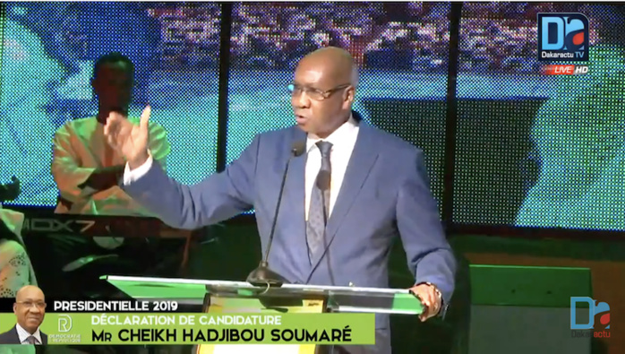 Hadjibou Soumaré : "L'élection de 2019 est un rendez-vous avec notre destin commun qu'il ne faudra pas manquer" Hadjibou Soumaré : "L'élection de 2019 est un rendez-vous avec notre destin commun qu'il ne faudra pas manquer"