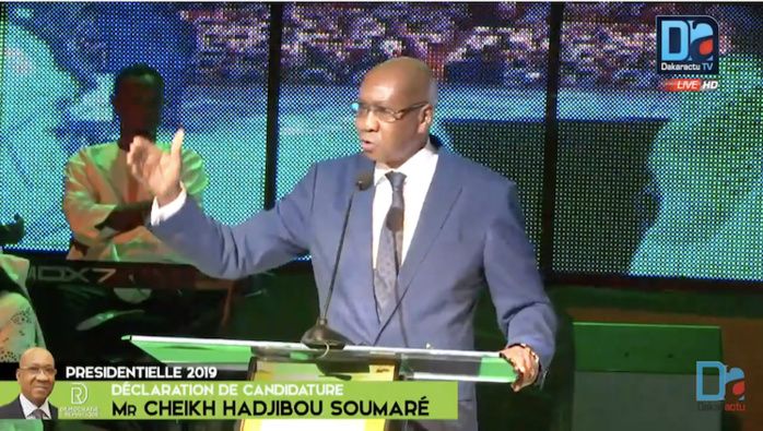 Hadjibou Soumaré : "L'élection de 2019 est un rendez-vous avec notre destin commun qu'il ne faudra pas manquer"