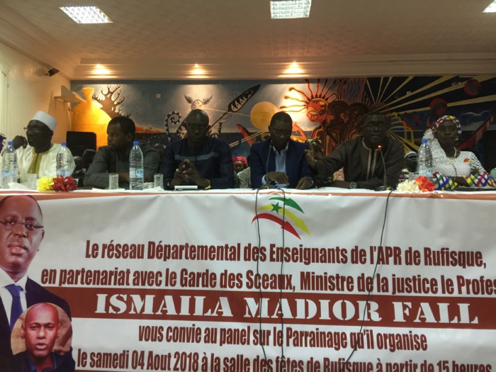 « Le parrainage va révolutionner la politique au Sénégal, il va complètement changer les paradigmes de la vie politique Sénégalaise. » Ismaila M. FALL (Ministre)