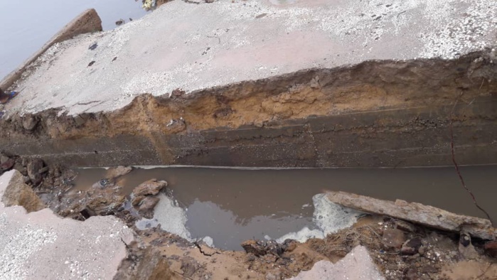 Fortes pluies d’hier : Sokone coupé en deux  Fortes pluies d’hier : Sokone coupé en deux