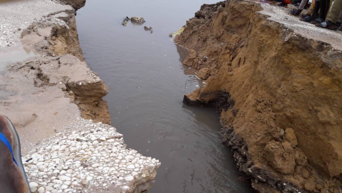 Fortes pluies d’hier : Sokone coupé en deux  Fortes pluies d’hier : Sokone coupé en deux