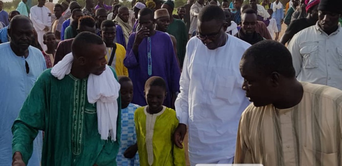 DAROU- MOUKHTY -  Ibrahima Sall prêche pour Macky chez les chefs religieux et commerçants du Ndiambour