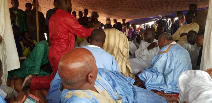 DAROU- MOUKHTY -  Ibrahima Sall prêche pour Macky chez les chefs religieux et commerçants du Ndiambour