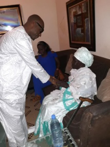Barthélemy Dias rend visite à la mère de Khalifa Sall Barthélemy Dias rend visite à la mère de Khalifa Sall