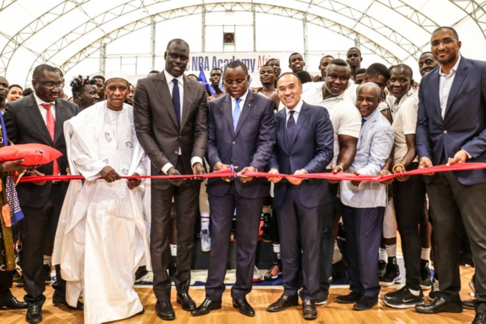 Amadou Gallo Fall réunit le gotha du basket-ball à la cérémonie d'inauguration d'un centre d'entraînement de NBA Africa