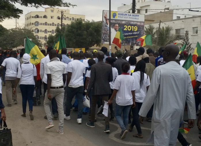 "ONE MILLION MARCH" : Bougane Guèye rallie la grande marche contre le régime de Macky
