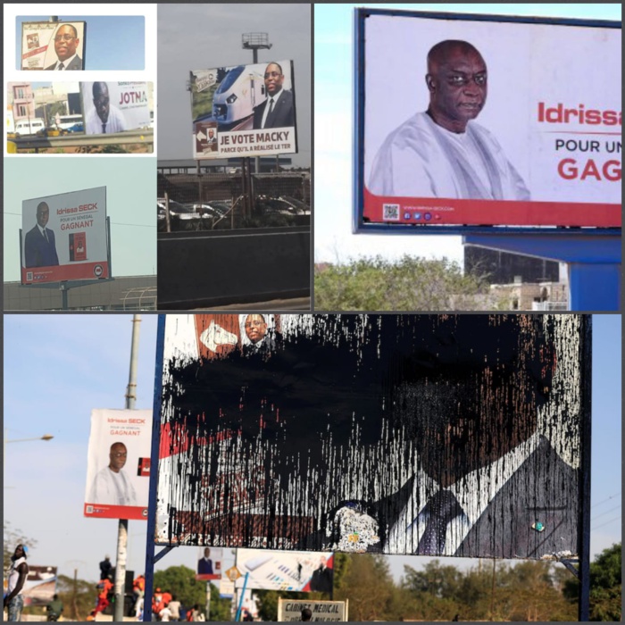 Incivilité - Sénégal - Affichages sauvages  de candidats : La campagne, c'est aussi sur les murs  du pays