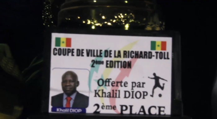 Finale coupe de la ville de Richard Toll : Khalil Diop de l’APR exhorte les jeunes à renvoyer l'ascenseur à Macky Sall en le réélisant largement le 24 février