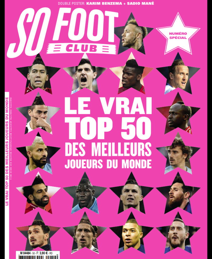 Classement SO Foot meilleur joueur du monde : Sadio Mané (28e) Salah (8e) et Koulibaly (44e) seuls Africains dans le top 50