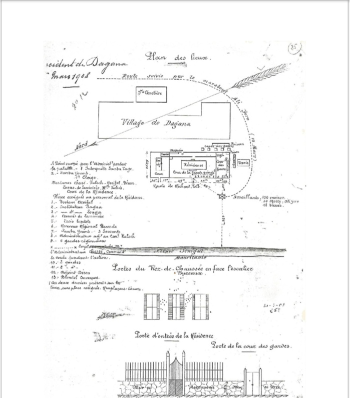 15 mars 1908 : Attaque armée de la résidence coloniale de Dagana, par le marabout Aly Yoro Diop de Fanaye (Dimatt) 15 mars 1908 : Attaque armée de la résidence coloniale de Dagana, par le marabout Aly Yoro Diop de Fanaye (Dimatt)