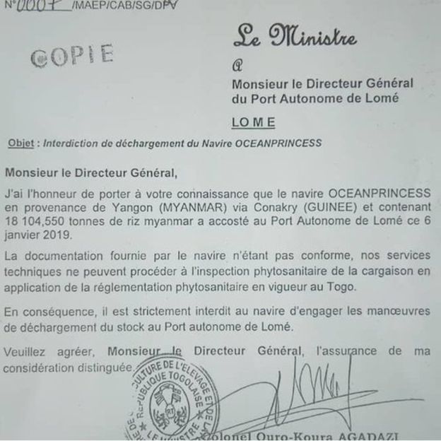 (Enquête) Riz “impropre à la consommation” à destination du Sénégal : Sous douane au port d’Abidjan, la cargaison en question risque la destruction