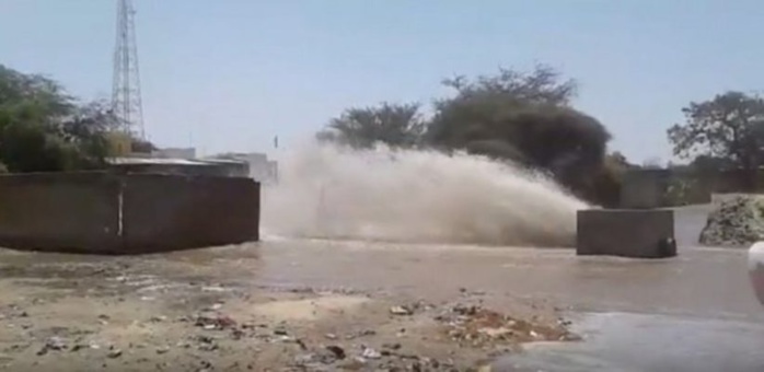 Fuite sur la conduite principale : Bizarrerie autour d’une pénurie d’eau annoncée