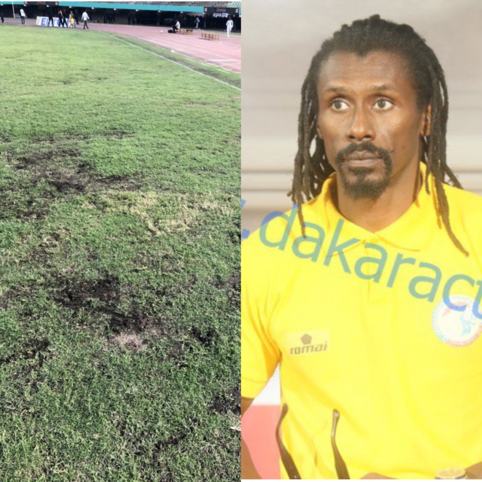 Pelouse du Stade LSS / Aliou Cissé : "La pelouse n'est pas bonne..."